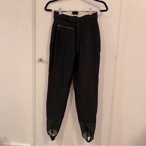Bogner Vintage High-rise Black Stirrup Ski Pant - Women’s